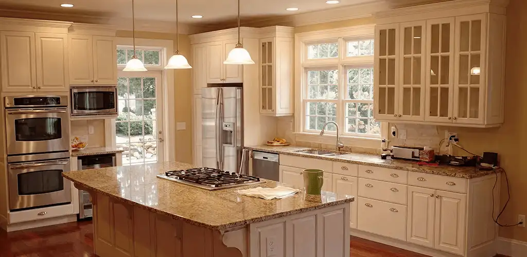 Custom cabinet door installation and kitchen upgrade in Long Beach, CA