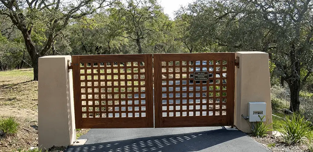 Driveway gate installation for a residential property in Long Beach, CA