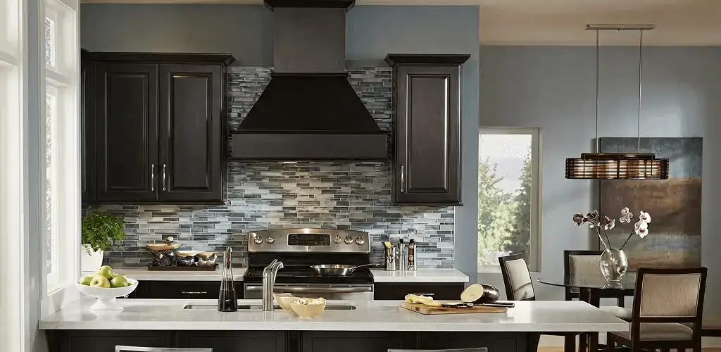 Kitchen cabinet painting and refinishing in a modern kitchen in Long Beach, CA